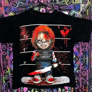 Chucky mugshot shirt